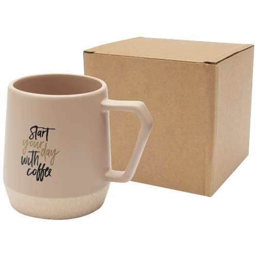 Matte keramische mok 300 ml Dolce met logo bedrukken DeBle