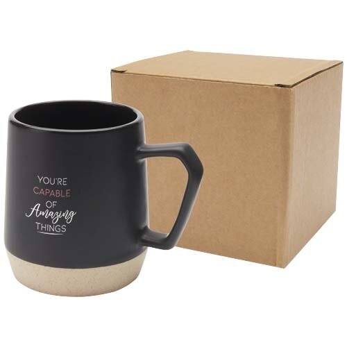 Matte keramische mok 300 ml Dolce met logo bedrukken DeBle