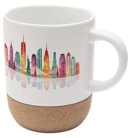 Subli mok 300 ml met kurk Billie full color logo bedrukken DeBle