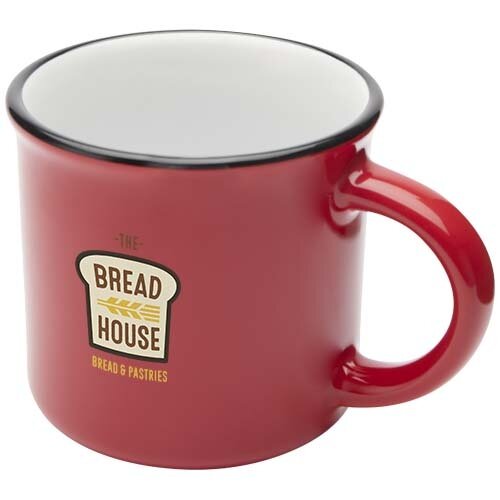 Vintage mok 240 ml Bari met logo bedrukken DeBle