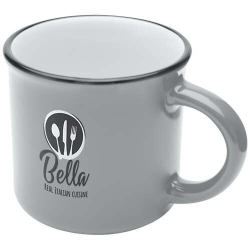 Vintage mok 240 ml Bari met logo bedrukken DeBle