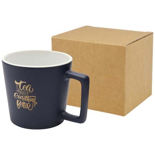 Matte mok 370 ml Cali met logo bedrukken DeBle