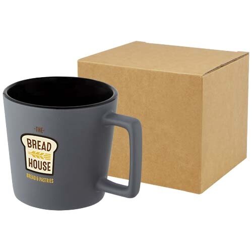 Matte mok 370 ml Cali met logo bedrukken DeBle