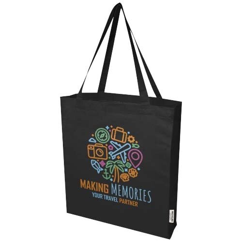 Madras gerecyclede draagtas van 140 g/m² bedrukken met logo
