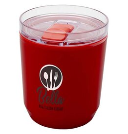 Dubbelwandige beker van gerecycled plastic