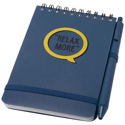 Thalaasa A6 ocean-bound notitieboek met harde kaft en balpen (zwarte inkt) Thalaasa A6 ocean-bound notitieboek met harde kaft en balpen (zwarte inkt)