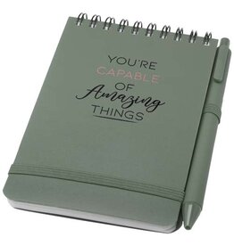 Thalaasa A6 ocean-bound notitieboek met harde kaft en balpen (zwarte inkt)