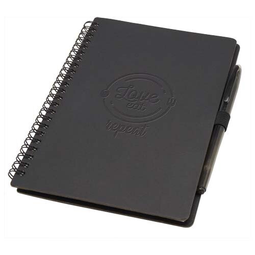 DéBlé Slate herbruikbaar notitieboek 10798655 bedrukt met logo