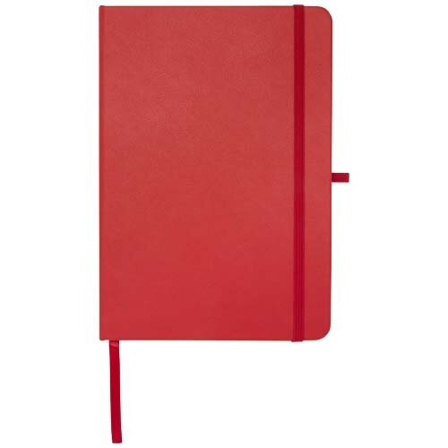 Teak A5 gerecycled notitieboek met harde kaft en gelinieerde pagina's Teak A5 gerecycled notitieboek met harde kaft en gelinieerde pagina's