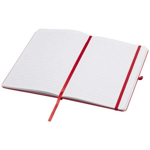 Teak A5 gerecycled notitieboek met harde kaft en gelinieerde pagina's Teak A5 gerecycled notitieboek met harde kaft en gelinieerde pagina's