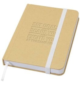 DeBle A6 notitieboek bedrukt Reed harde kaft FSC notitieboek voor bedrijven