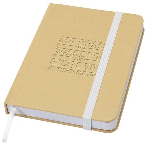 DeBle A6 notitieboek bedrukt Reed harde kaft FSC notitieboek voor bedrijven