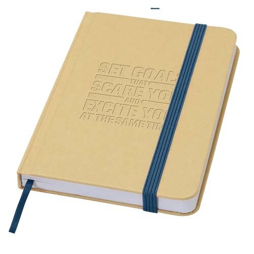 DeBle A6 notitieboek bedrukt Reed harde kaft FSC notitieboek voor bedrijven