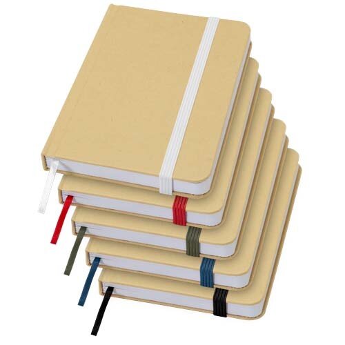 DeBle A6 notitieboek bedrukt Reed harde kaft FSC notitieboek voor bedrijven