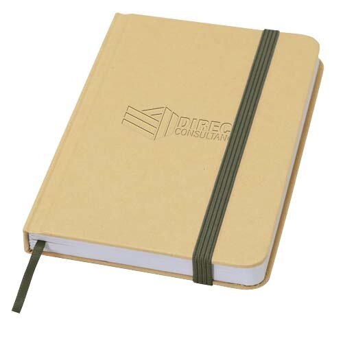 DeBle A6 notitieboek bedrukt Reed harde kaft FSC notitieboek voor bedrijven