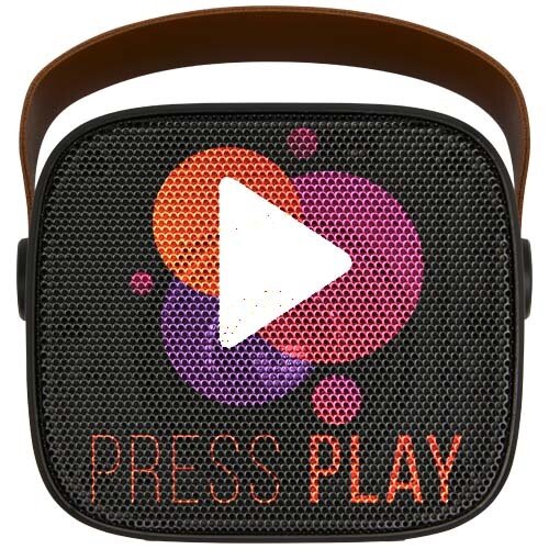 Diya 3W draadloze speaker gerecycled plastic 12443601 met logo bedrukken DeBle