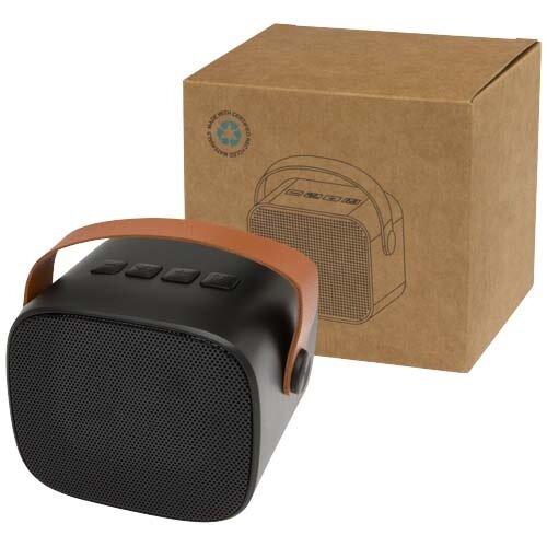 Diya 3W draadloze speaker gerecycled plastic 12443601 met logo bedrukken DeBle