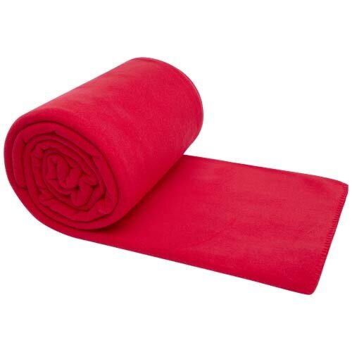 Huggy fleecedeken 113331 van zacht polar fleece met geborduurd logo 250 x 220 cm
