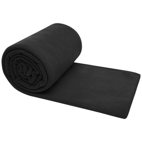 Huggy fleecedeken 113331 van zacht polar fleece met geborduurd logo 250 x 220 cm