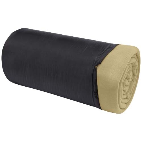 Huggy fleecedeken 113331 van zacht polar fleece met geborduurd logo 250 x 220 cm