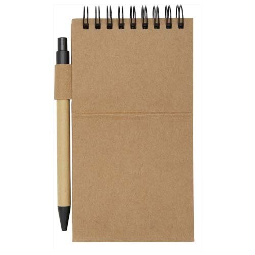 Flipper blok met sticky notes met balpen (zwarte inkt)