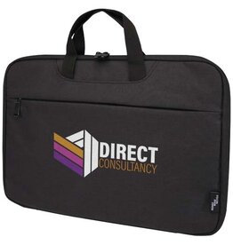 Libra GRS 2-in-1 laptoptas met laptophoes en trolleyband bedrukt met bedrijfslogo