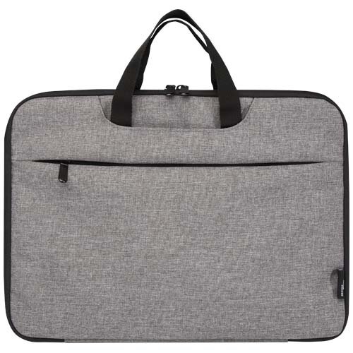 Libra GRS 2-in-1 laptoptas met laptophoes en trolleyband bedrukt met bedrijfslogo