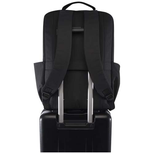 DéBlé Libra GRS laptoprugzak 13008480 15L met 15 inch laptopvak, tabletvak en trolleyband