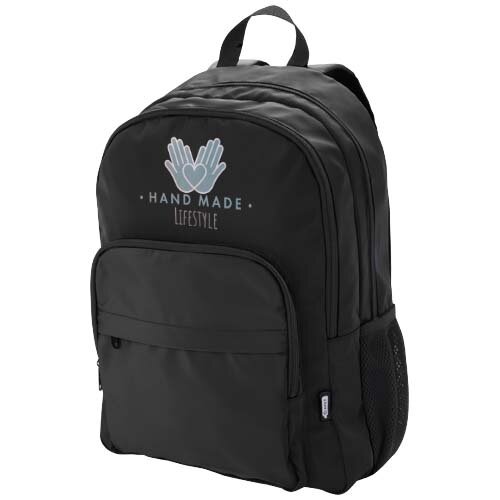 Trend Plus GRS 15,6 inch laptoprugzak met trolleyband bedrukt met bedrijfslogo