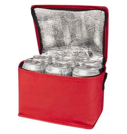 Spectrum gerecyclede non woven RPET koeltas voor 6 blikjes 13008201 met GRS-gecertificeerd polyester bedrukken met logo