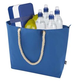 Panama gerecyclede strandkoeltas 23 liter – duurzame koeltas van GRS polyester, bedrukt met logo als relatiegeschenk