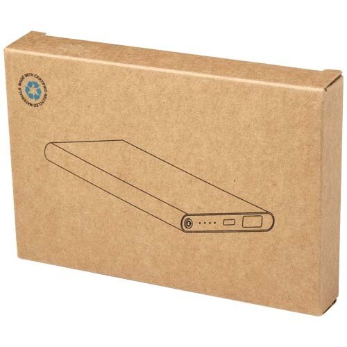 DeBle Pep Type-C Powerbank 4.000 mAh van gerecycled aluminium 124380 bedrukken met logo
