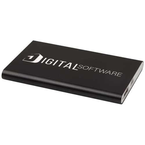 DeBle Pep Type-C Powerbank 4.000 mAh van gerecycled aluminium 124380 bedrukken met logo