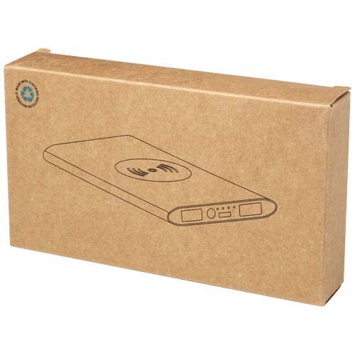 Juice type-C draadloze powerbank van 8000 mAh van gerecycled aluminium