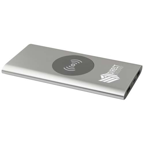 Juice type-C draadloze powerbank van 8000 mAh van gerecycled aluminium