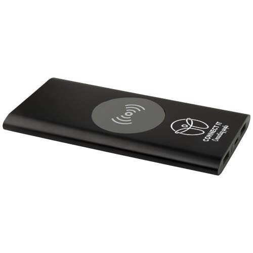 Juice type-C draadloze powerbank van 8000 mAh van gerecycled aluminium