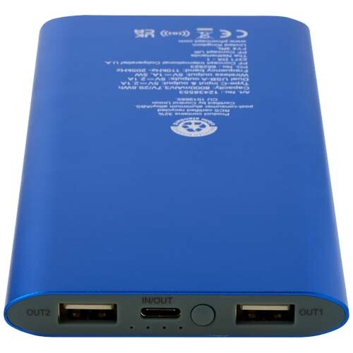 DeBle Juice Type-C Draadloze Powerbank 8000 mAh 124385 bedrukken met logo