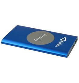 Juice draadloze powerbank van 4000 mAh van gerecycled aluminium