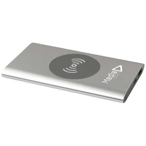 Juice type-C draadloze powerbank van 4000 mAh van gerecycled aluminium