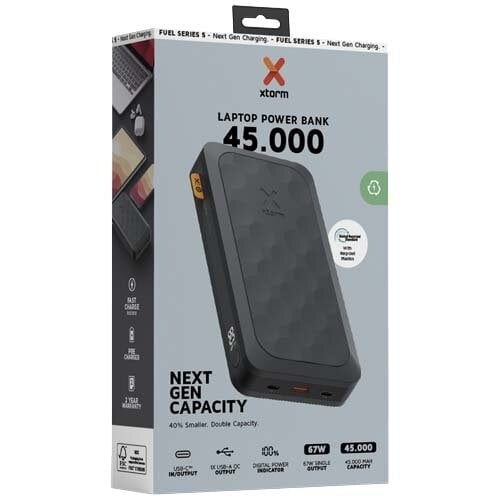 DeBle Xtorm FS5451 Fuel Series Powerbank 45.000 mAh 67W 12440290 bedrukken met logo