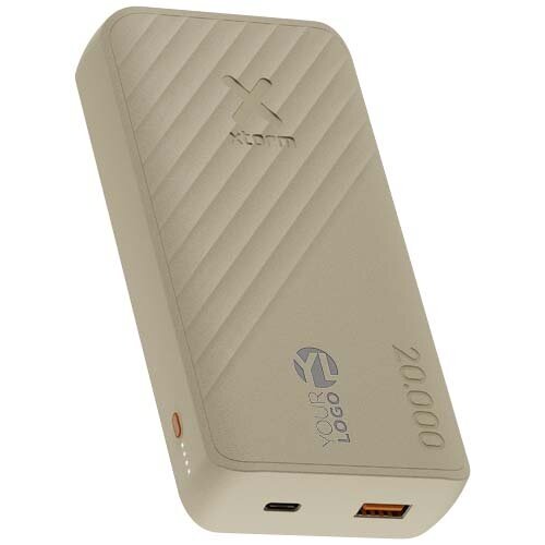 DeBle Xtorm XG220 Go2 Snellaadbare Powerbank 20.000 mAh 15W 124412 bedrukken met logo