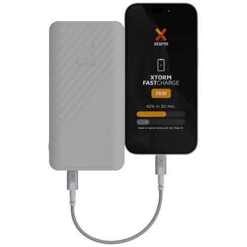 DeBle Xtorm XG220 Go2 Snellaadbare Powerbank 20.000 mAh 15W 124412 bedrukken met logo