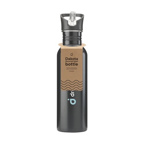 DeBle Dakota RCS gerecyclede RVS drinkfles 750 ml bedrukken met logo
