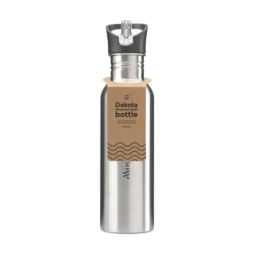 DeBle Dakota RCS gerecyclede RVS drinkfles 750 ml bedrukken met logo