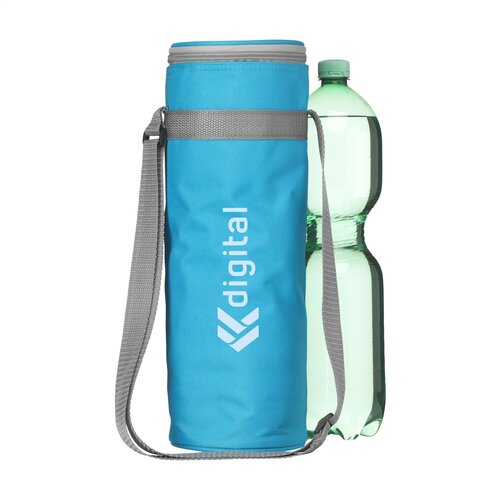 DeBle BottleCooler GRS RPET koeltas voor 1,5L fles 263897 bedrukt met logo