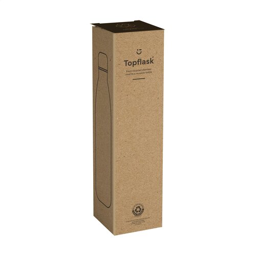 DeBle Topflask RCS gerecyclede RVS drinkfles 750 ml bedrukken met logo