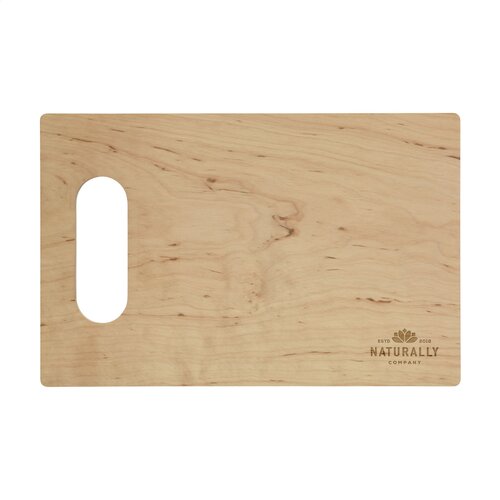 DéBlé Alder Wood houten snijplank (261828) met open handgreep en lasergravure