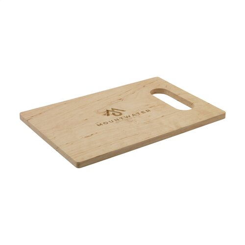 DéBlé Alder Wood houten snijplank (261828) met open handgreep en lasergravure