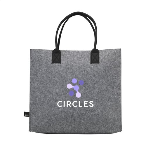 BigShopper Argus GRS RPET Felt winkeltas bedrukken met logo DeBle