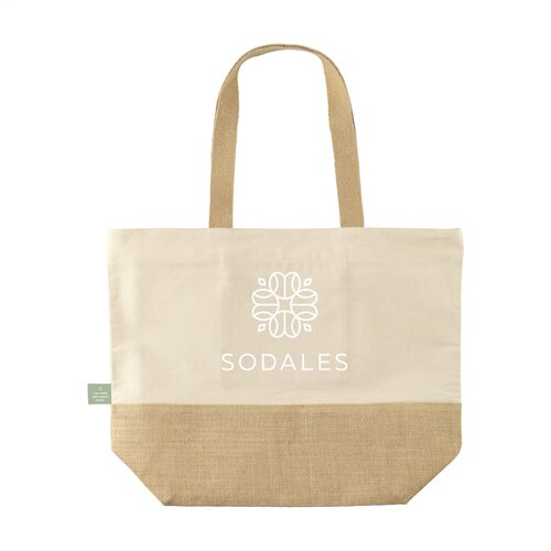 Cancun Beachbag Organic Cotton strandtas bedrukken met logo DeBle